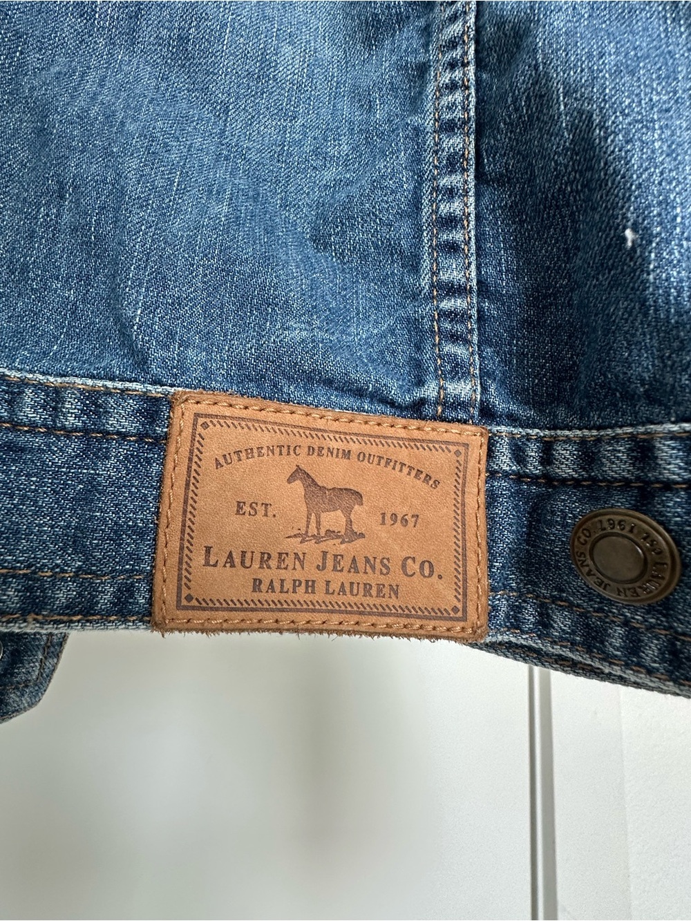 Ralph Lauren Medium Blue Denim Jacket - Picture 3 of 8